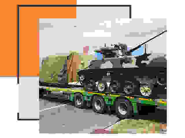 Перевозка военной техники в Усинске