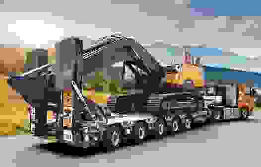 Негабаритная перевозка с учетом высоты в Усинске
